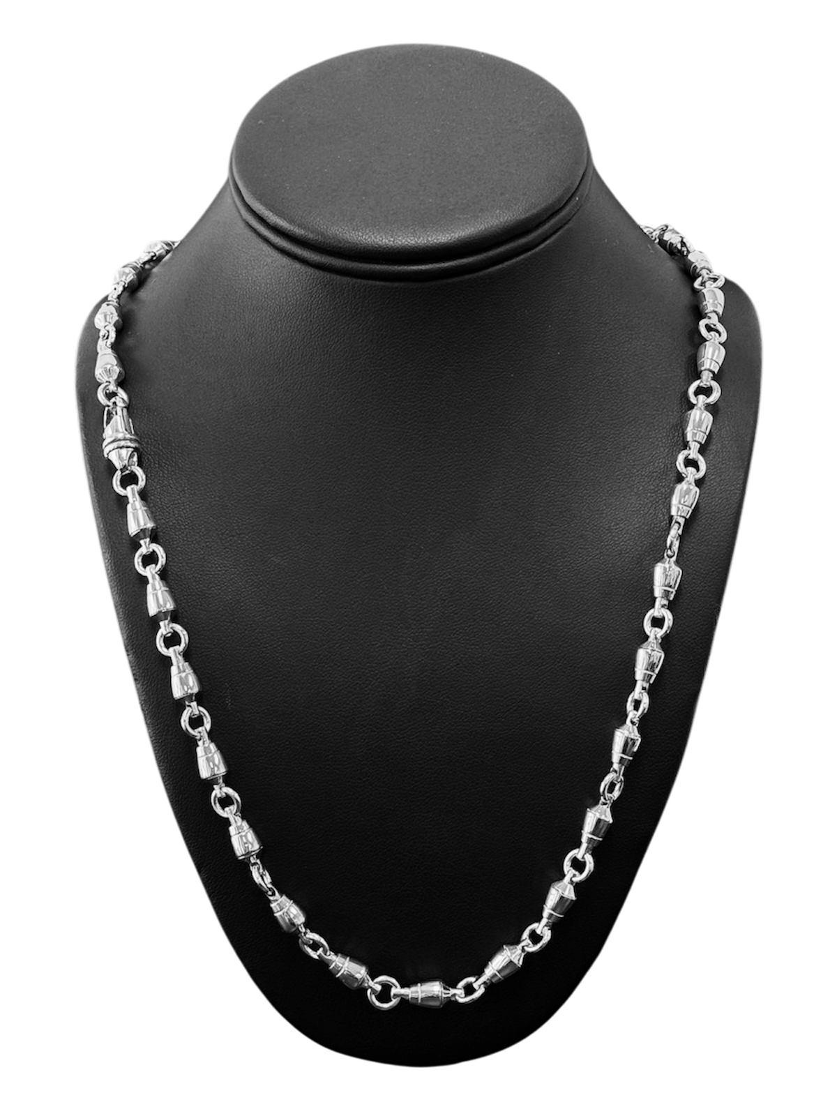 8MM Silver Swivel Necklace