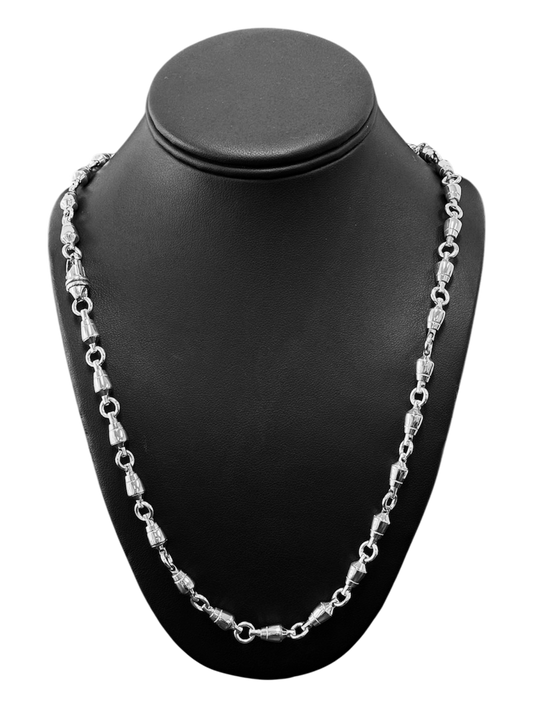8MM Silver Swivel Necklace