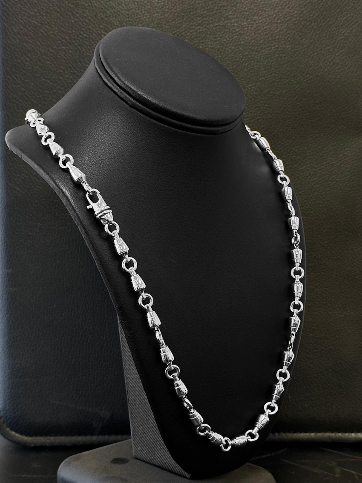 6MM Silver Swivel Necklace