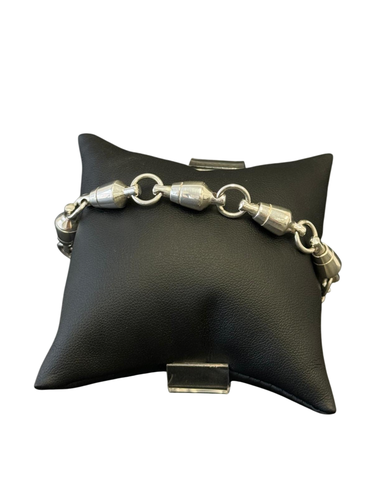 8MM Silver Swivel bracelet