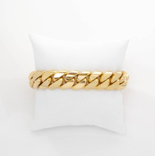 16 MM Cuban Link Bracelet 10k