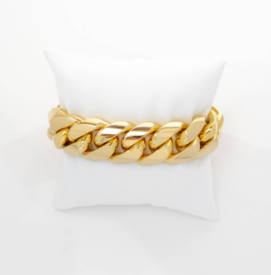 20 MM Cuban Link Bracelet 10k
