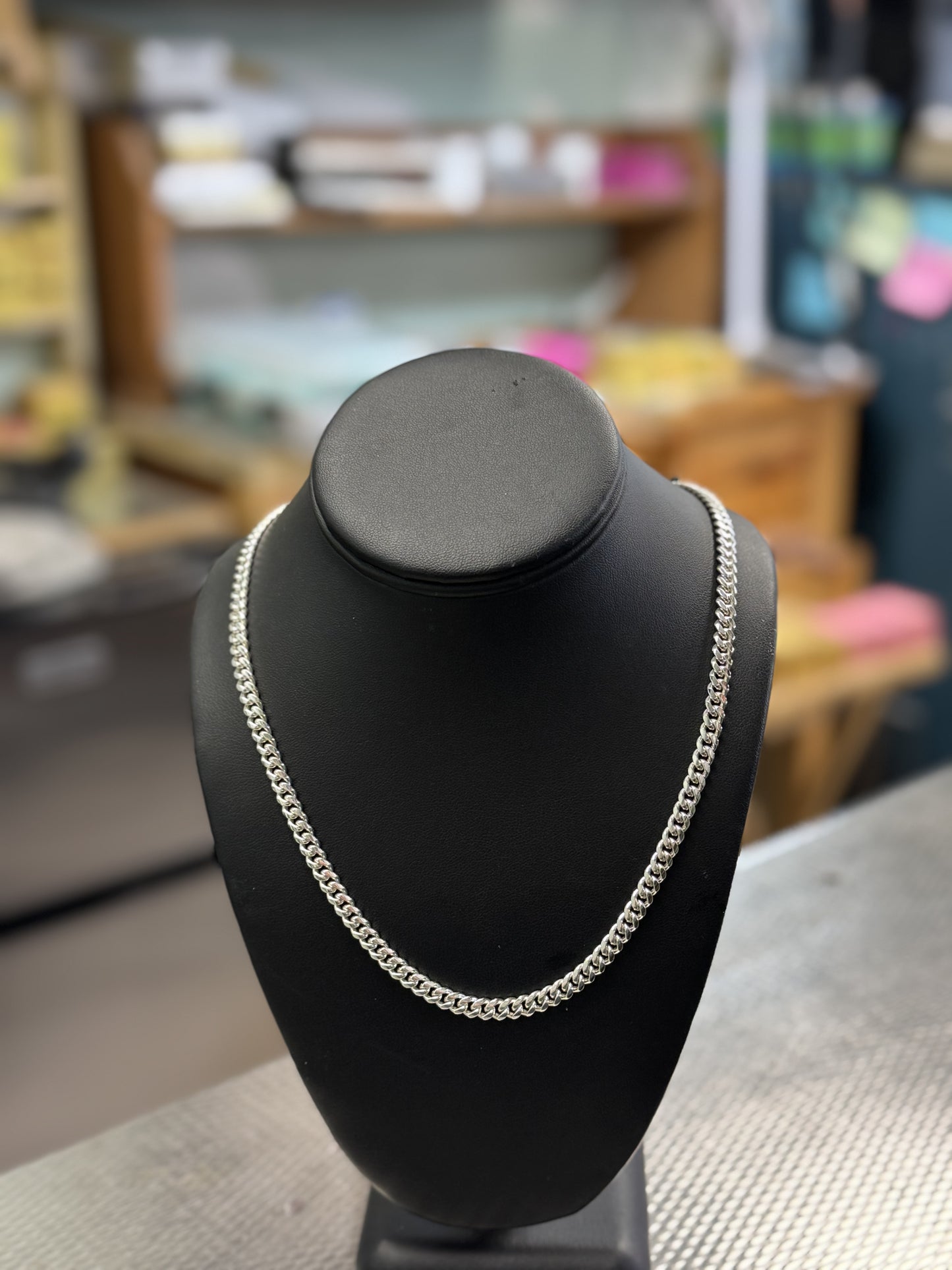 5 MM SILVER CUBAN LINK