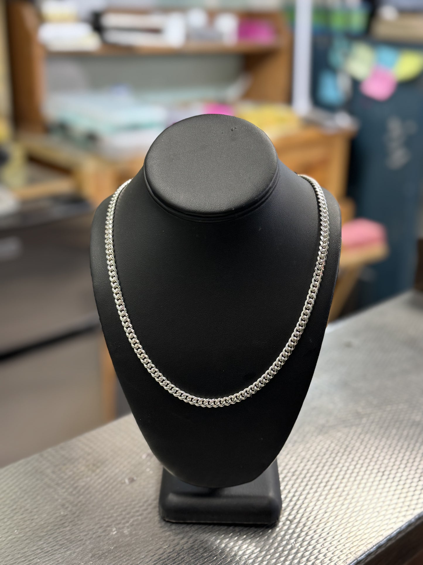 5 MM SILVER CUBAN LINK