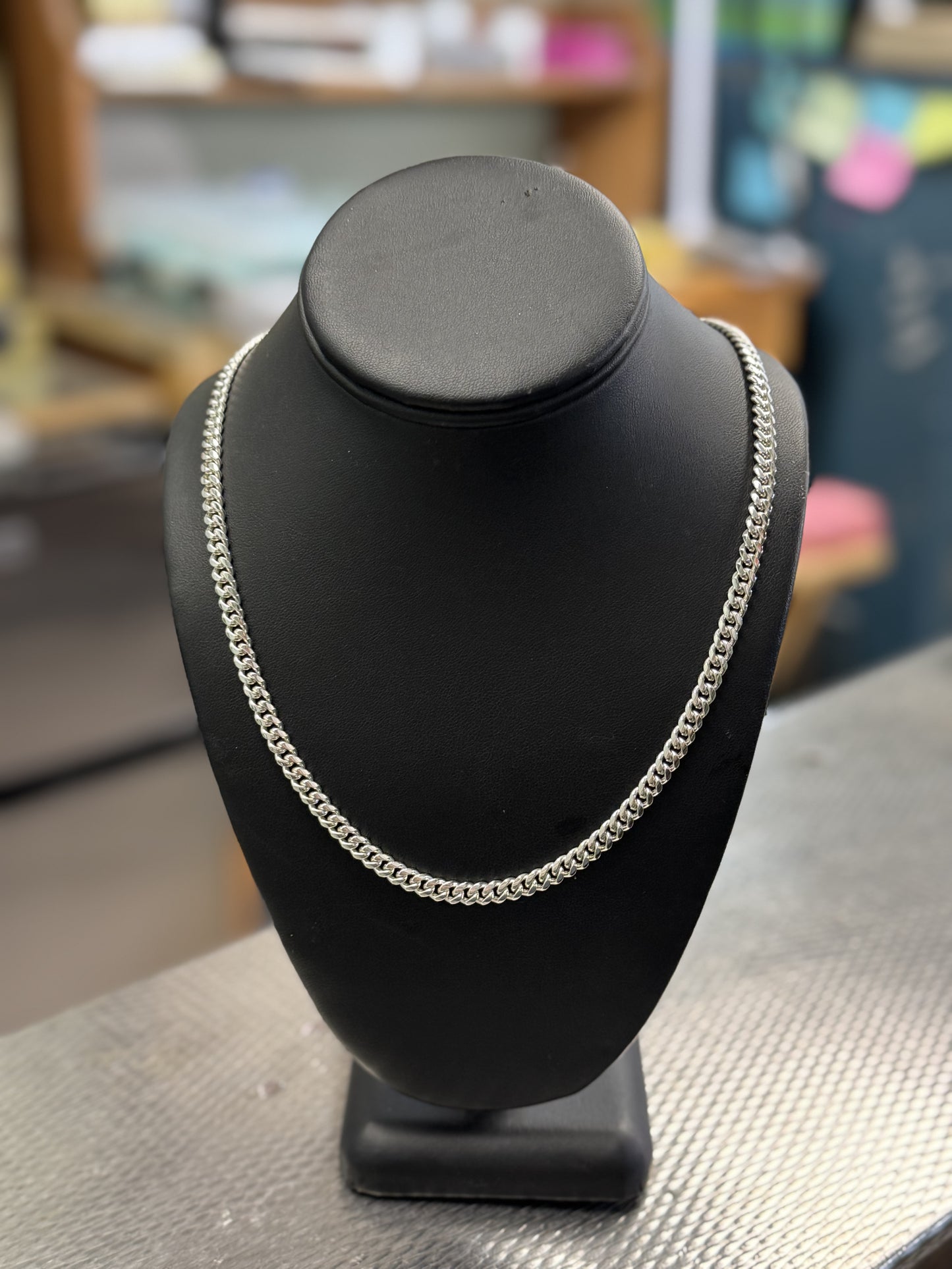 5 MM SILVER CUBAN LINK