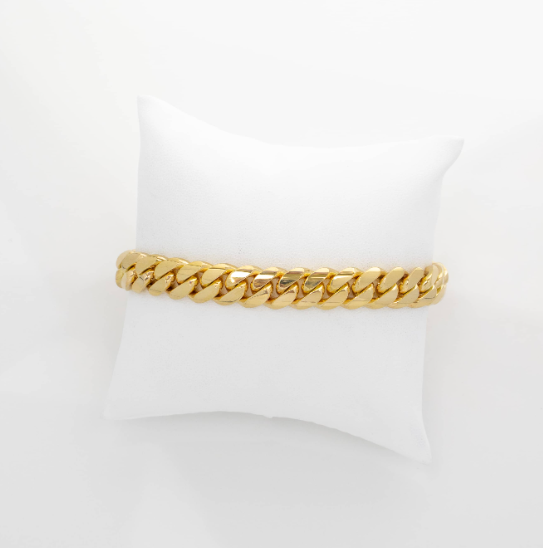 12 MM CUBAN LINK BRACELET 14K