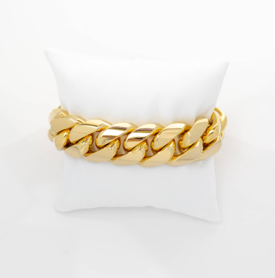 20 MM CUBAN LINK BRACELET 14K