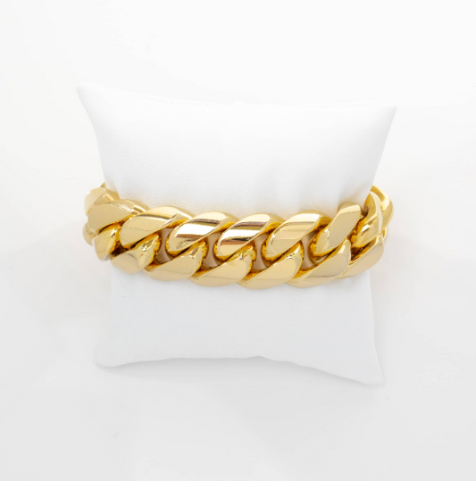 20 MM CUBAN LINK BRACELET 14K