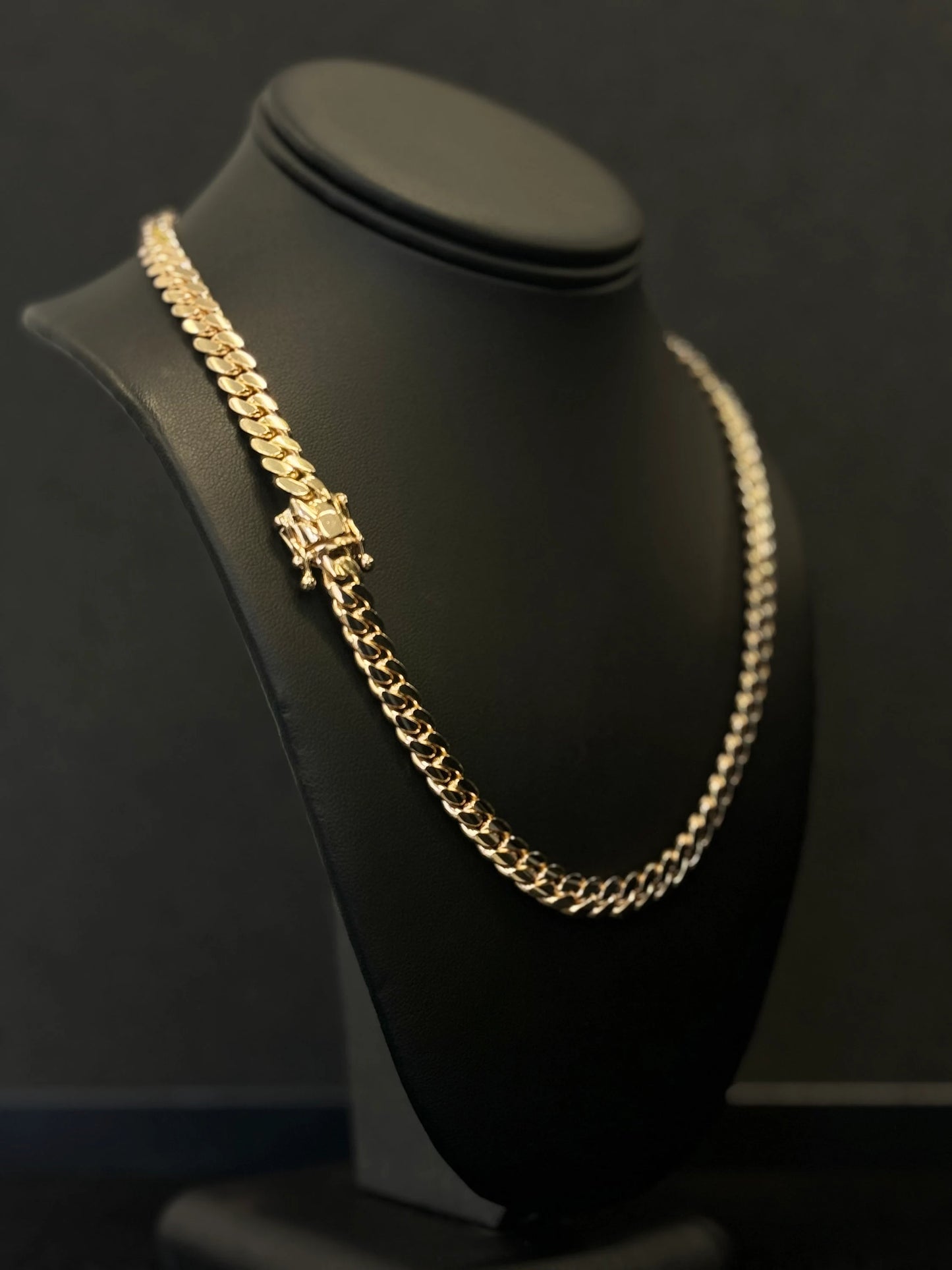 Gold-Plated Sterling Silver Cuban Link Chain